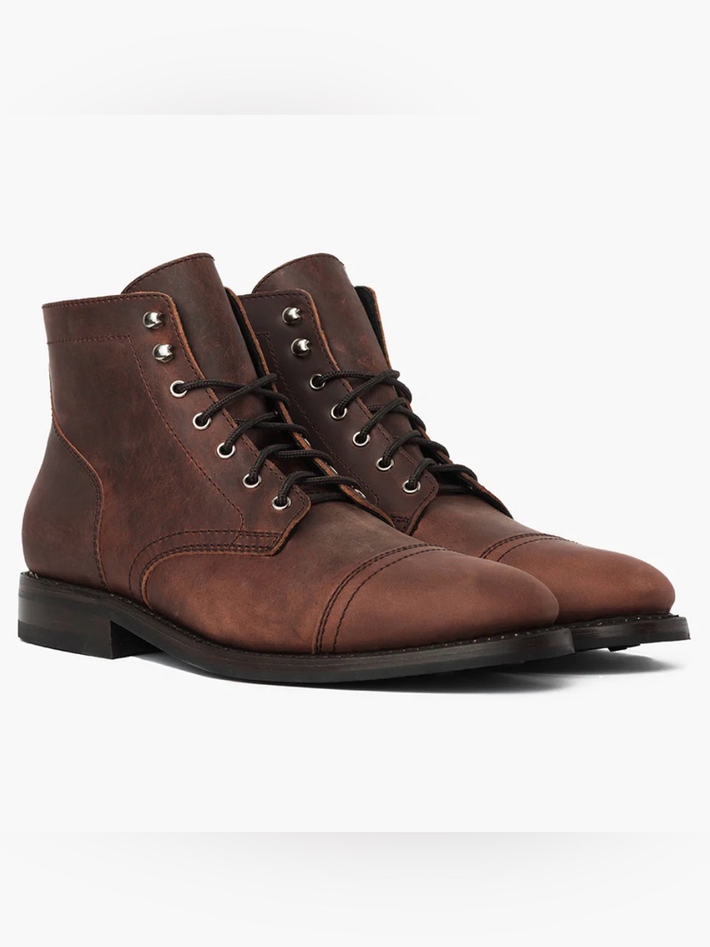 Thursday Men's Captain Leather Lace-Up Boots in Arizona Adobe